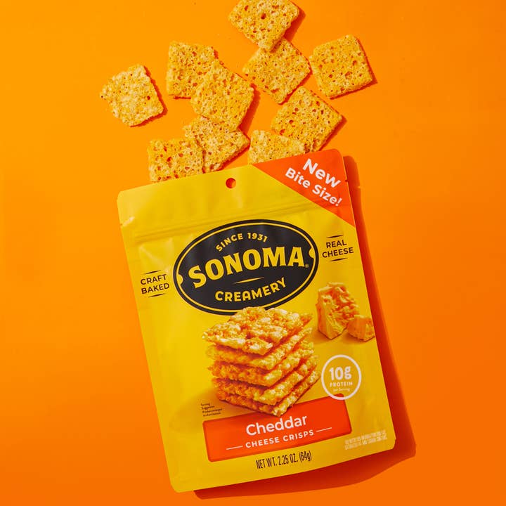 Sonoma Creamery - Wholesale Crackers - Sonoma Creamery Cheese Crisps - Cheddar