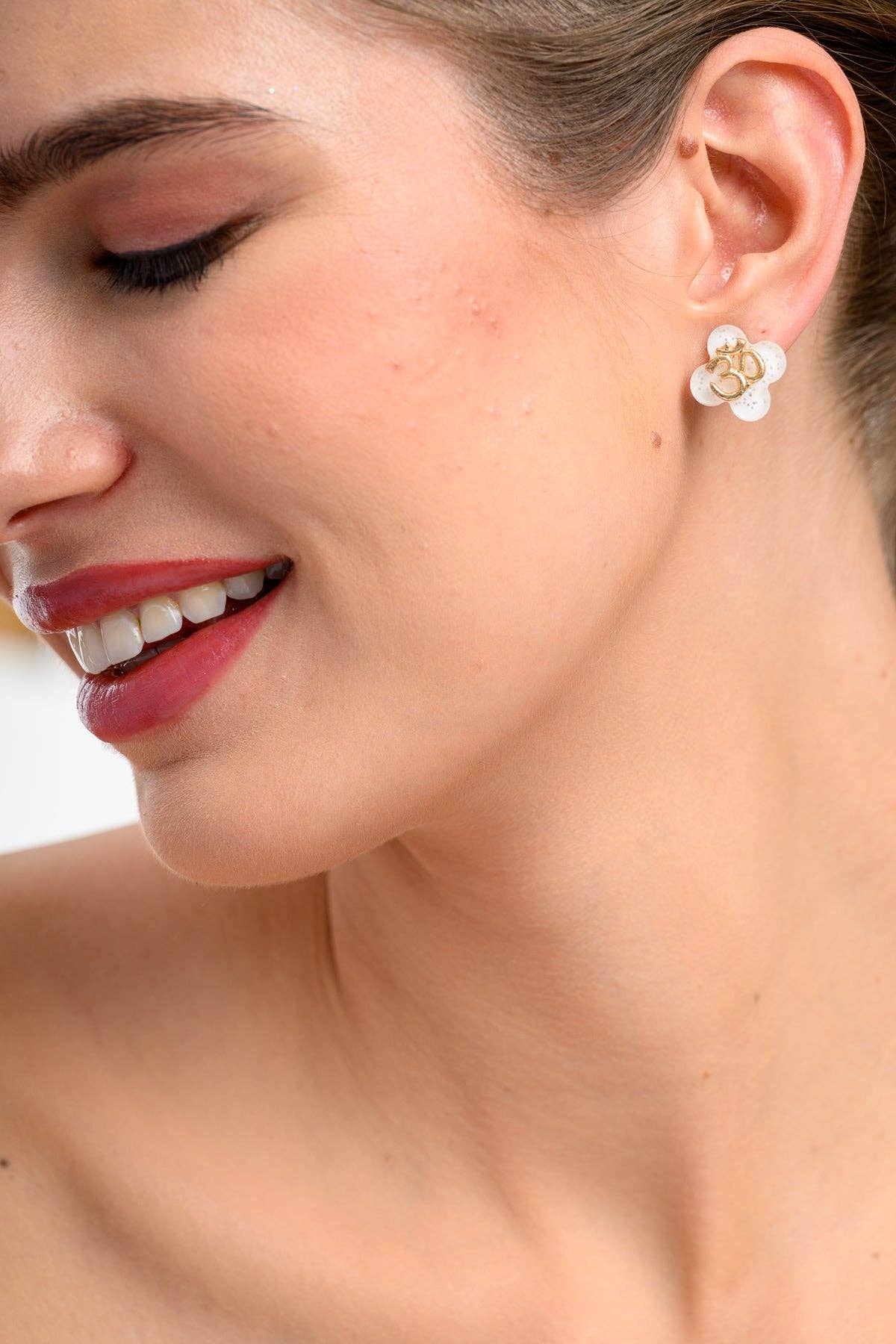 Henna Shoppe - Wholesale Stud/Post Earrings - Om Earrings0