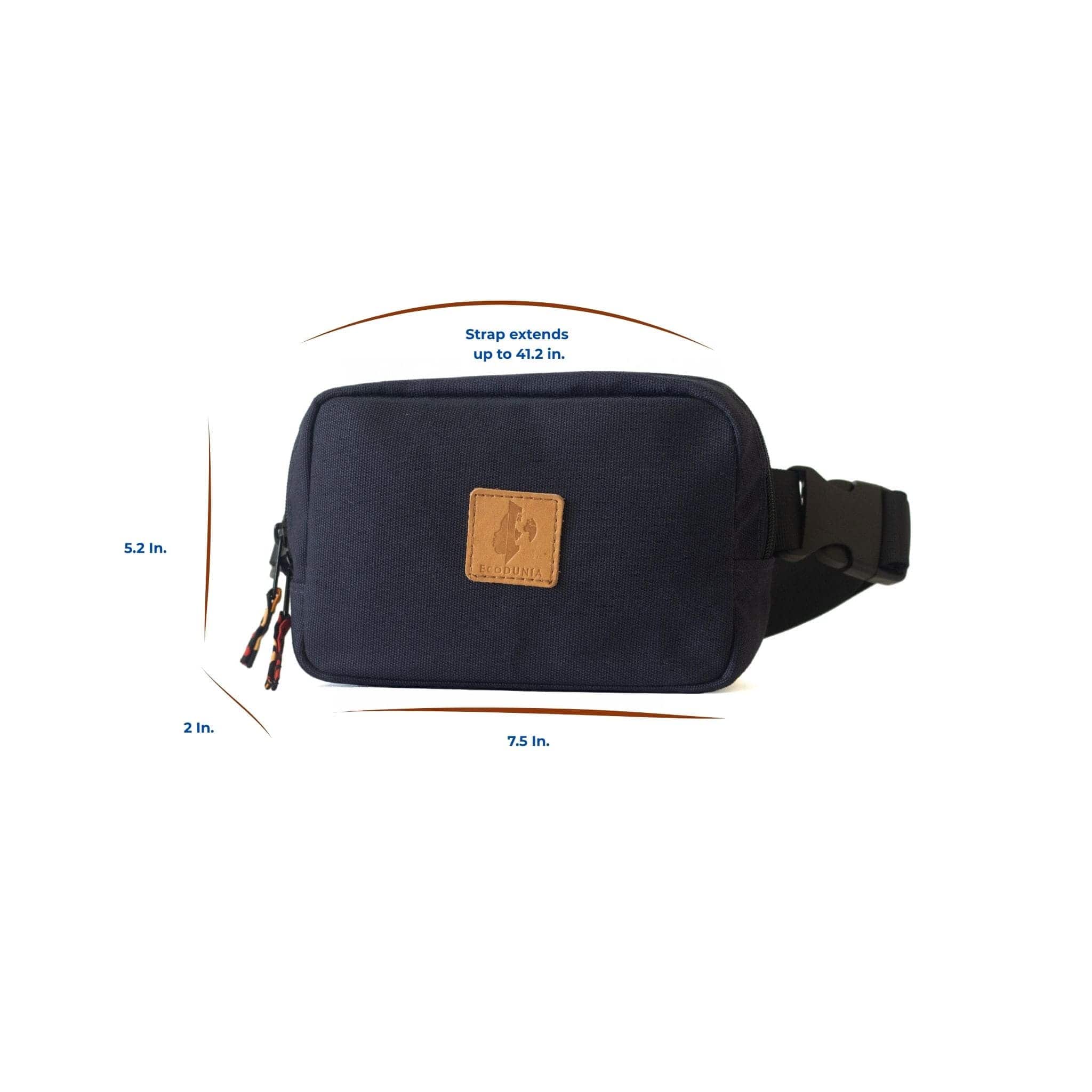 Ecodunia - Wholesale Belt Bag - Unisex - Canvas Crossbody Belt Bag Pouch, The Everywhere Belt Bag 1L49