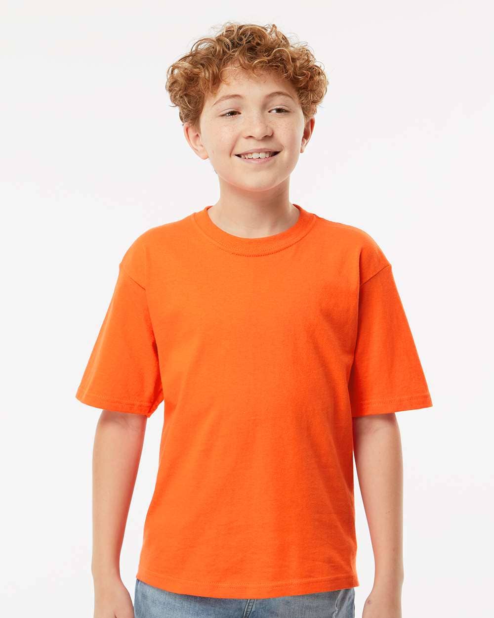MYES BULK APPAREL - Wholesale T-Shirt - Kids - Kids Gold Soft Touch Tee – Lightweight & Durable Fit38