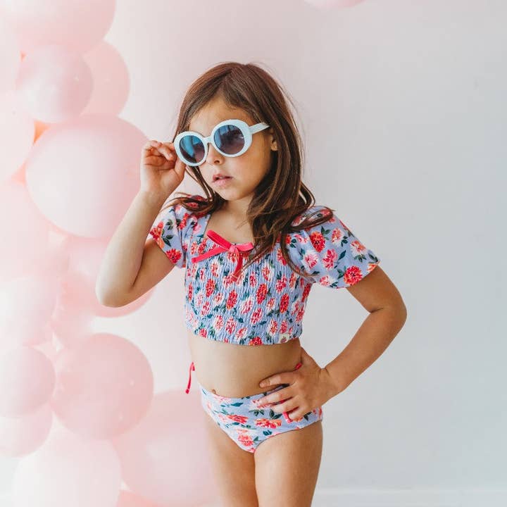 Costume da bagno Lisa - Oasi di Orchidee per la vendita all'ingrosso da parte di Cheeky Plum