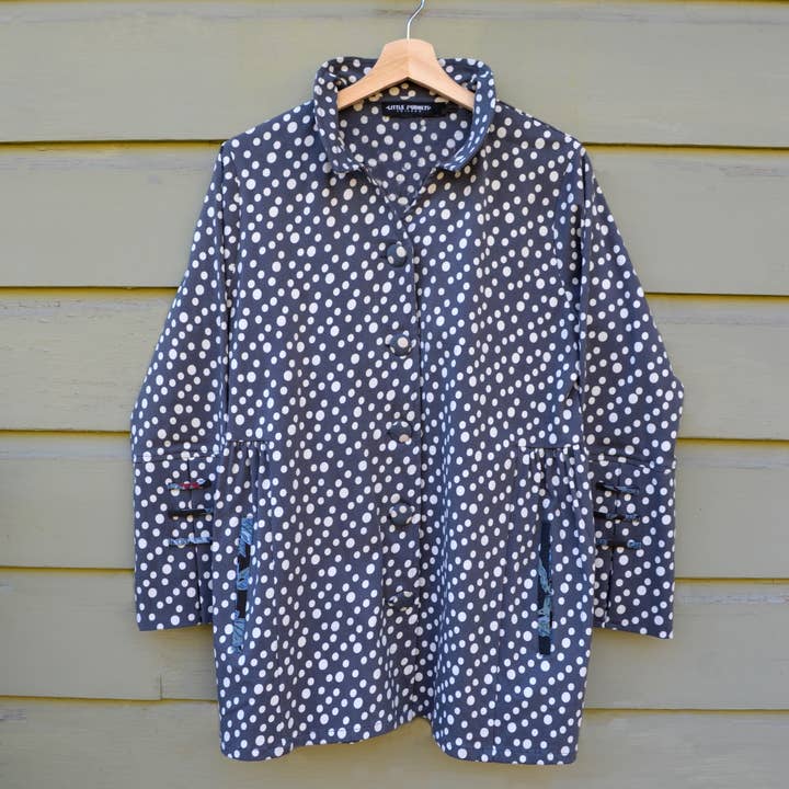 Casaco Sydney Sarja Carvão Ponto por atacado de Little Journeys Chicago