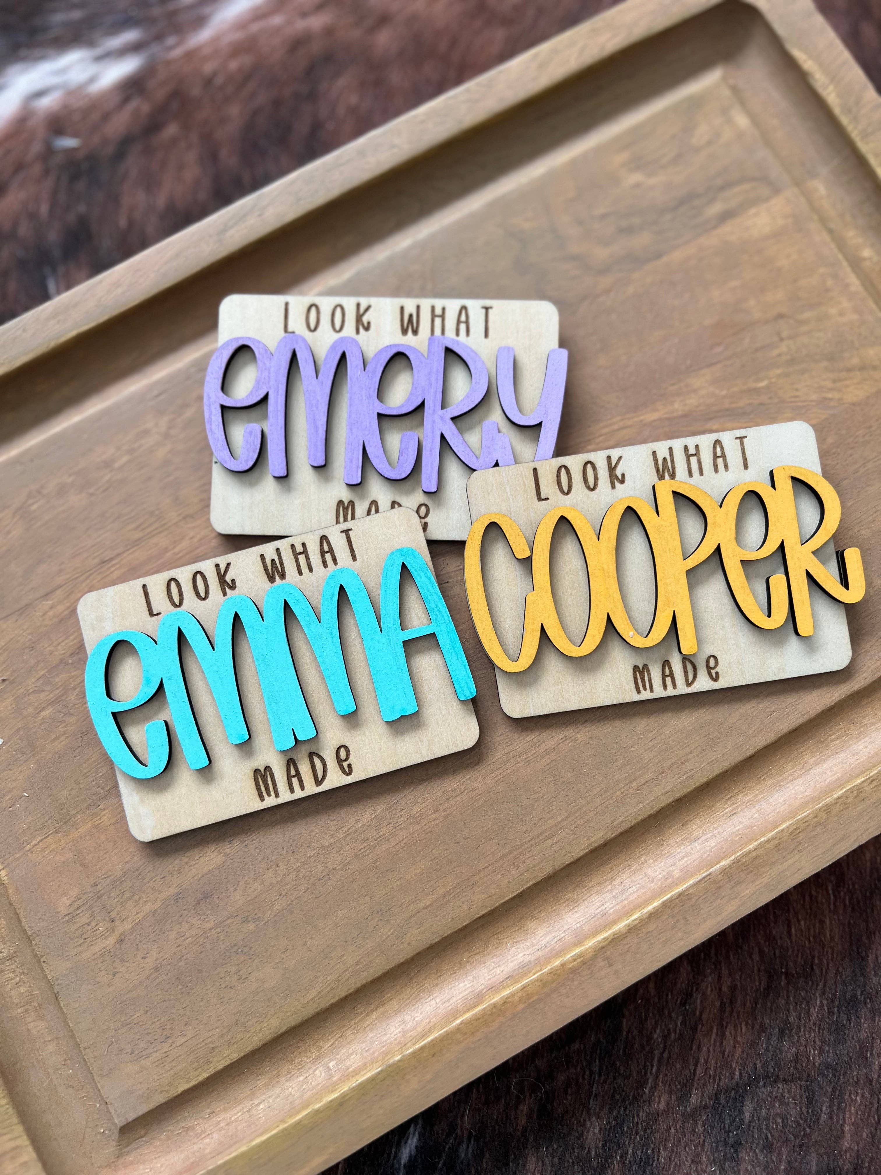 Retro Ranch Creations Wholesale - Venta al por mayor Imanes - Imán personalizado Look What I Made1