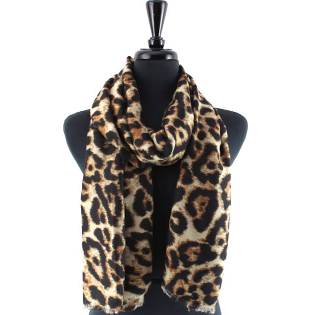 Pretty Persuasions - Wholesale Scarf - Women's - S25212 Animal Print Lightweight Scarf2