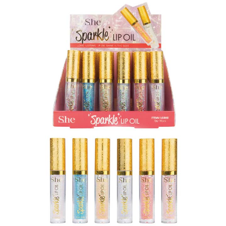 Sparkle läppolja för wholesale av BrookPark Beauty