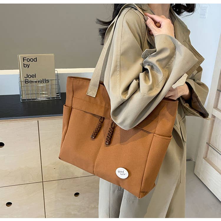 wandf - Wholesale Tote Bag - Women's - Large Capacity Canvas Fashion Women's Tote Bag Shoulder Bag10