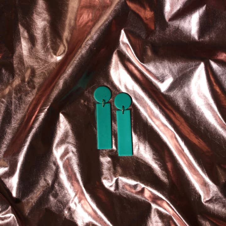 Ohrschmuck - Smaragdgrüne Gisèle für den Großhandel von Club Paillettes