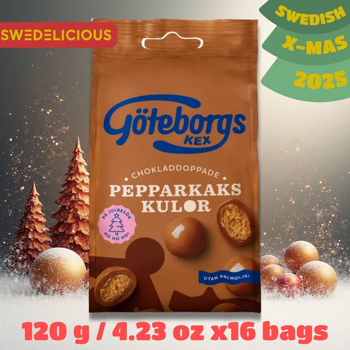 Schokoladen-Lebkuchen-Häppchen - Schwedische Weihnachtssüßigkeitentüten für den Großhandel von Swedelicious - Swedish Candy