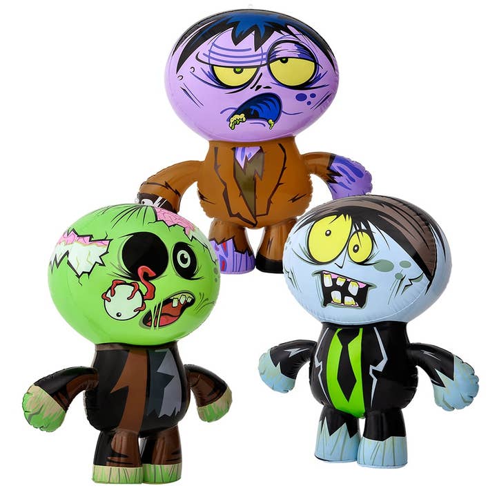 24" ZOMBIE BUNCH INFLATE LLB Inflatable Toy for wholesale by La Luna Bella - Toys