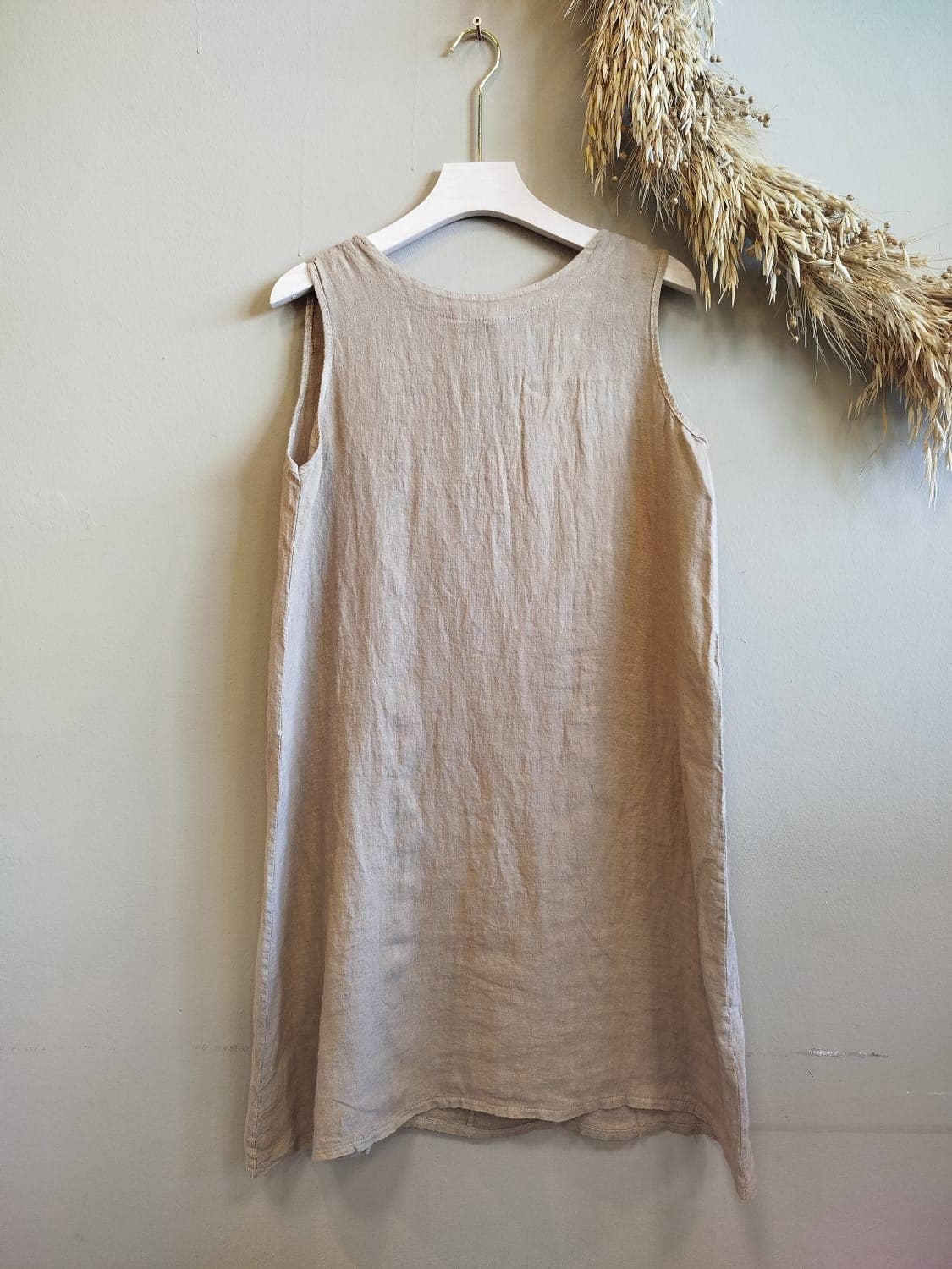 Linos y Textiles - Venta al por mayor Vestido - Mujer - REF 17280 VESTIDO CORTO LINO 100%10