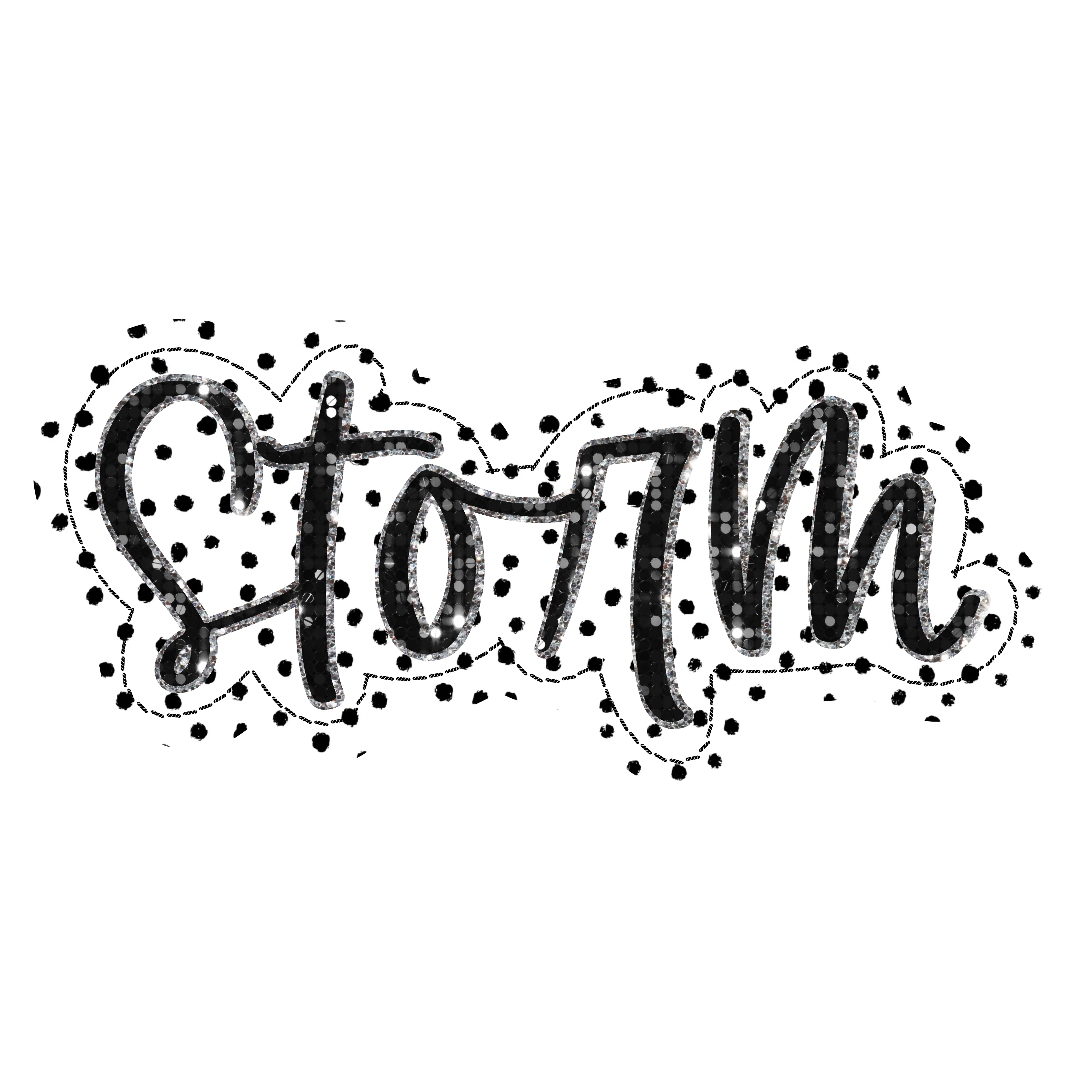 Simple Tymes – Engroshandel Sublimationstryk – Dotted Applique Teams DTF-print63