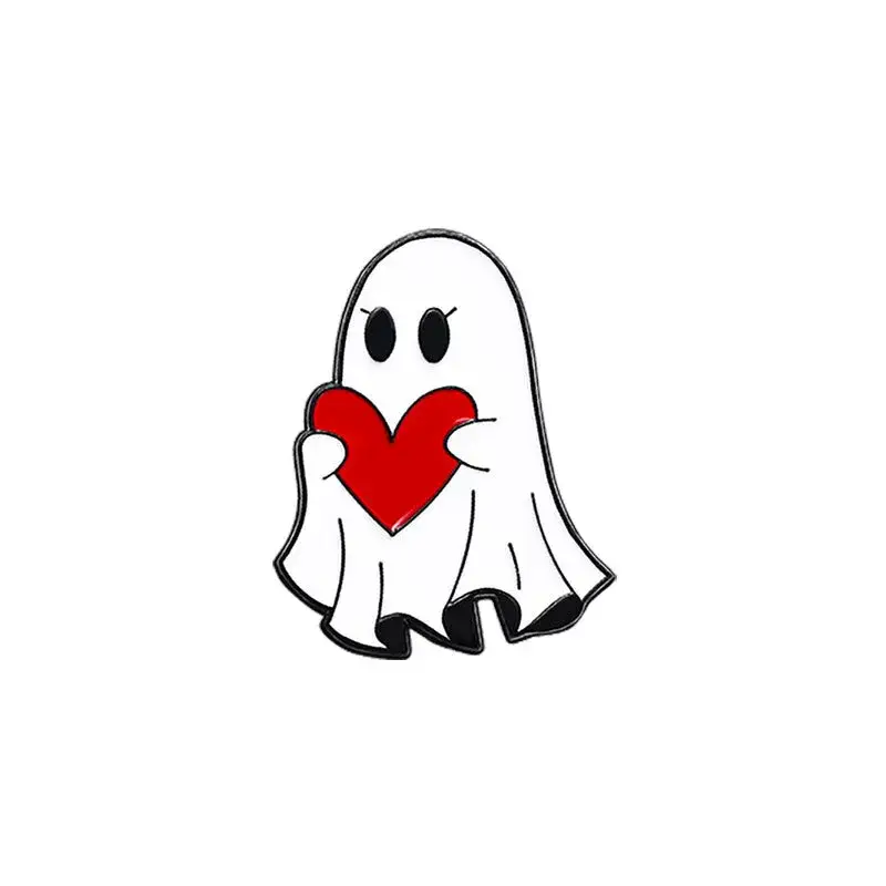 Magnifique Hearts - Wholesale Lapel Pin/Button - Cute Ghost Enamel Pins – Halloween & Everyday Personalize2