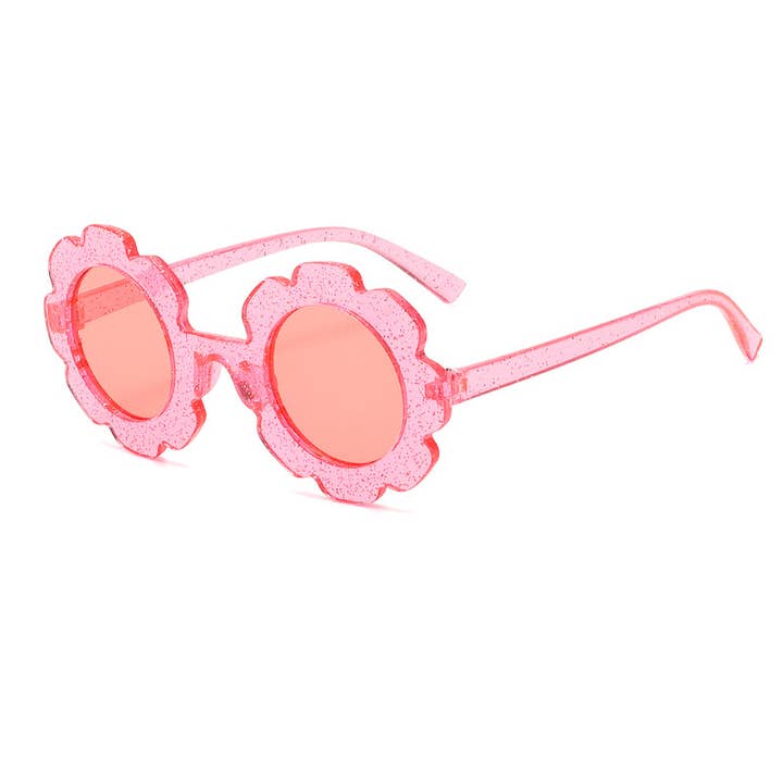 Little Trendy - Wholesale Sunglasses - Kids - Kids Toddler Gradient color cute sunflower Sunglasses3
