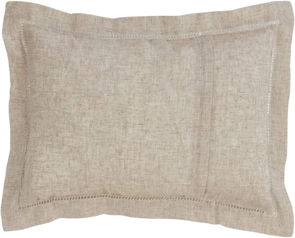 Fennco Styles - Wholesale Throw/Decorative Pillow - Classic Hemstitch Design Linen-Poly 14"X20" Throw Pillow1