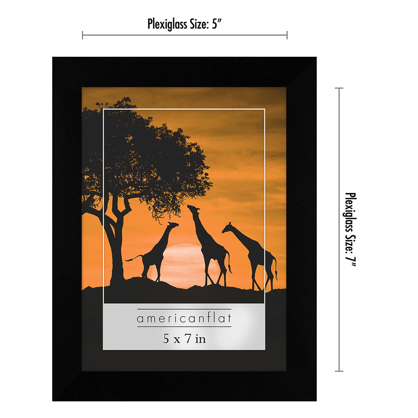 Black Americanflat Gallery Wall Frame Set - Set of 6 & 12 for wholesale on Faire12