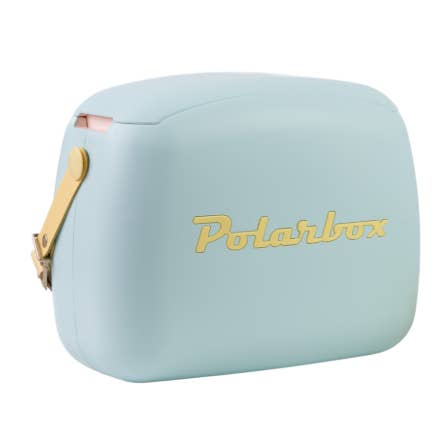Polarbox 6L Retro Coolbag - Sky Blue Yellow for wholesale by Polarbox UK