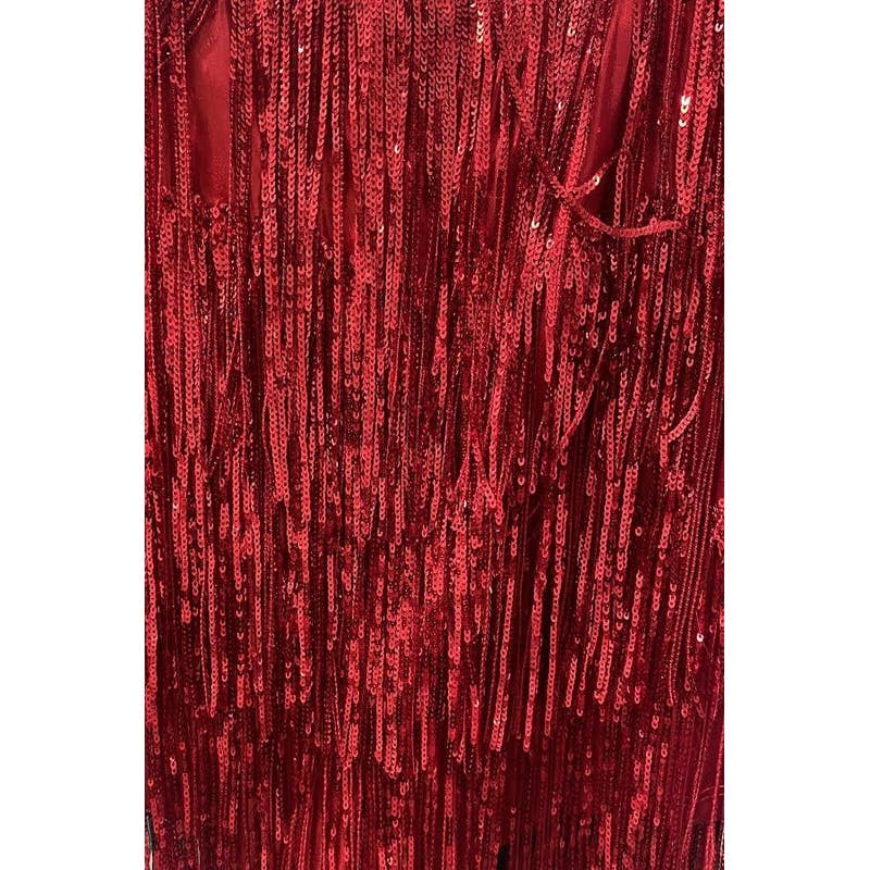 MintChoco – Romper - Mulher por atacado – MACACÃO COM FRANJAS DE LANTEJOULAS EM FORMA DE V10