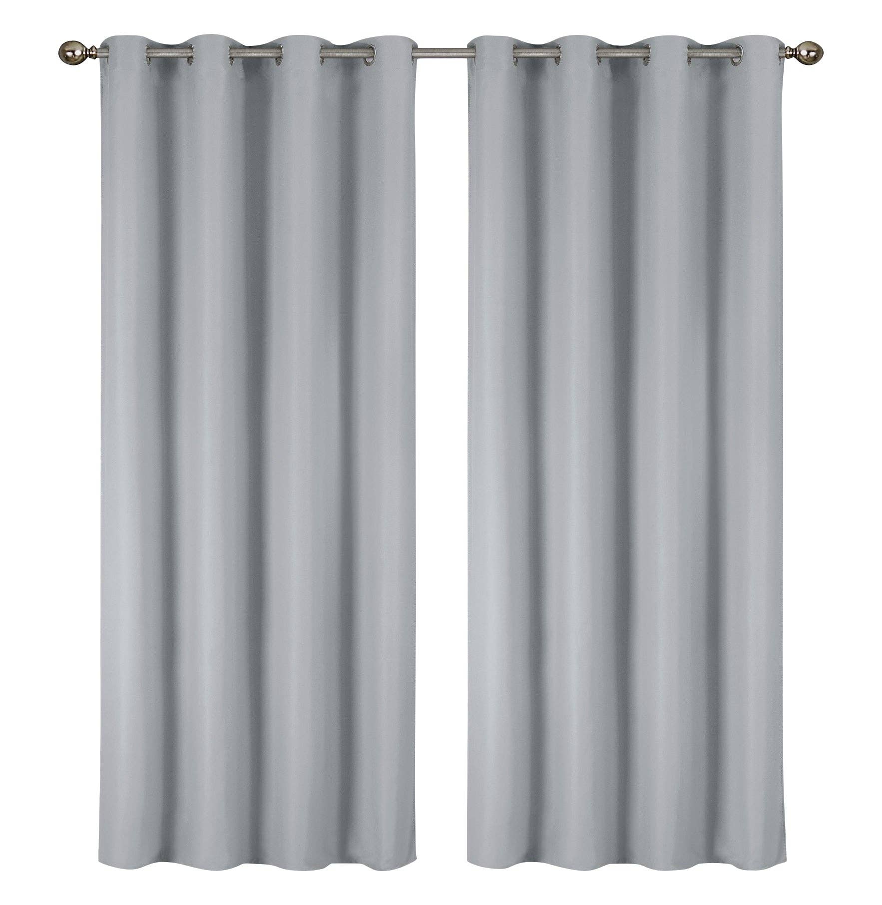 J&V TEXTILES – wholesale Curtain – 2 Pack - 55'' X 84'' Solid Thermal Blackout Panels (19 Colors)2
