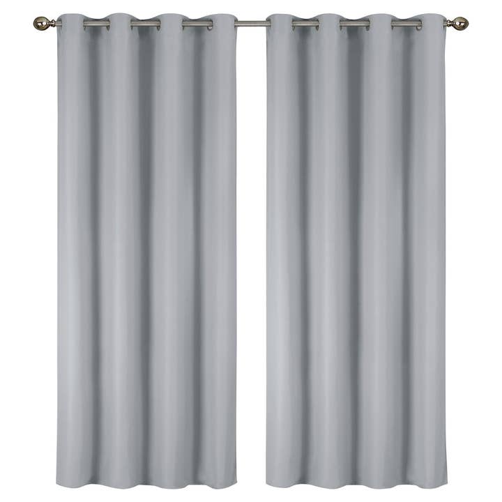 J&V TEXTILES - Wholesale Curtain - 2 Pack - 55'' X 84'' Solid Thermal Blackout Panels (19 Colors)2