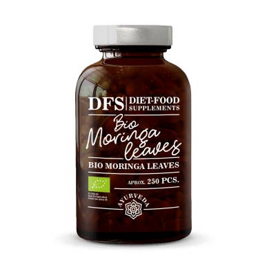 Bio Moringa da 130 g - circa 250 compresse per la vendita all'ingrosso da parte di Diet Food
