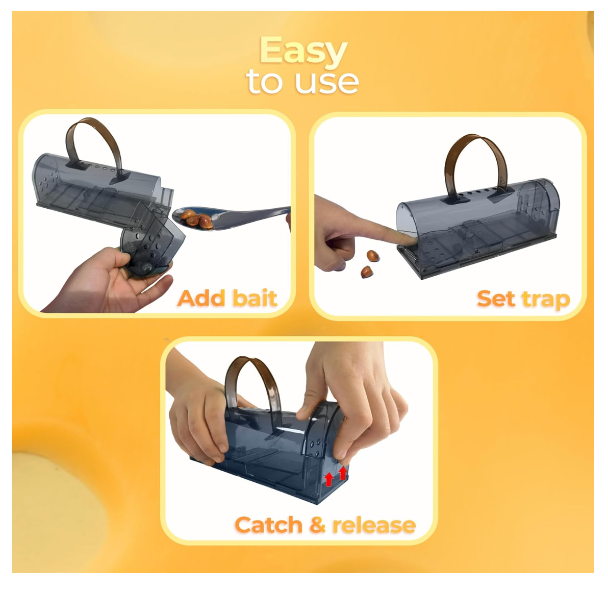 CTBDealz - Wholesale Animal Repellent - Humane Mouse Trap Indoor/Outdoor No Kill 2 Pack5