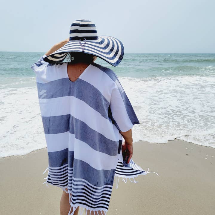 EBRU Home – Engroshandel Strandbadekåbe – Dame – Strandkjole, Stranddække, Håndlavet Lys betræk4