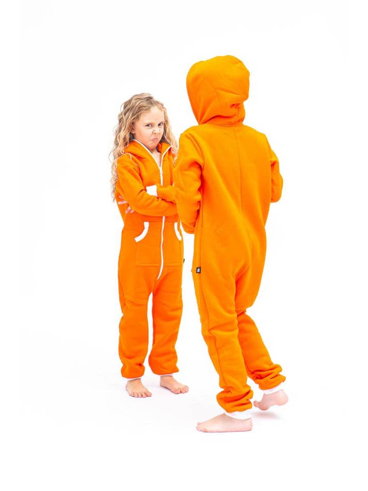 Sofa Killer - Wholesale Onesie - Kids - Sofa Killer Orange Unisex Kids Onesie With White Cuffs4