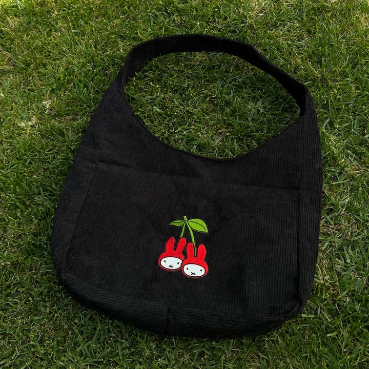 Threads By Tie - Wholesale Tote Bag - Women's - Cherry Bunny Shoulder Bag Purse 0