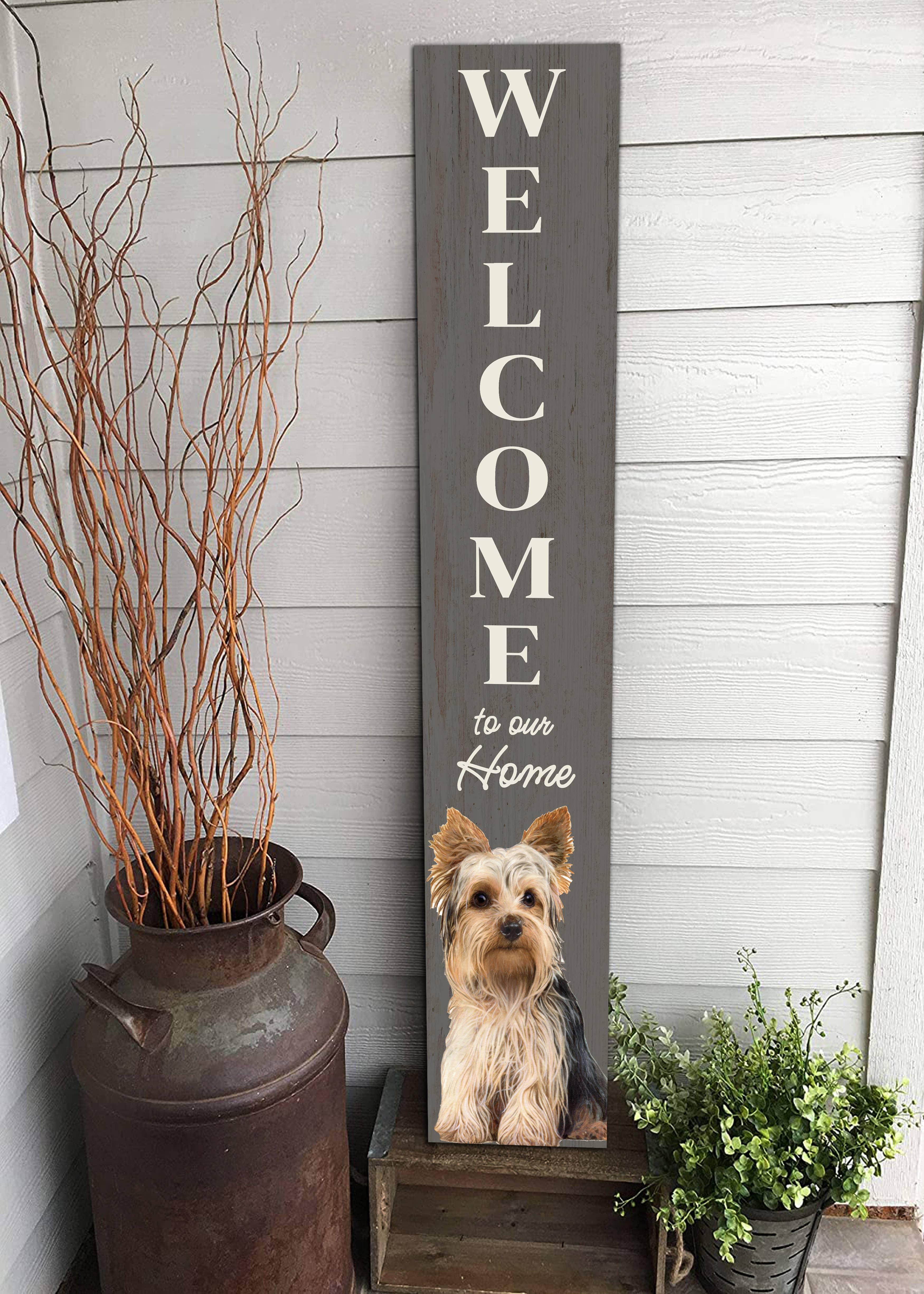 E&S Pets - Wholesale Sign - Yorkie Welcome sign5