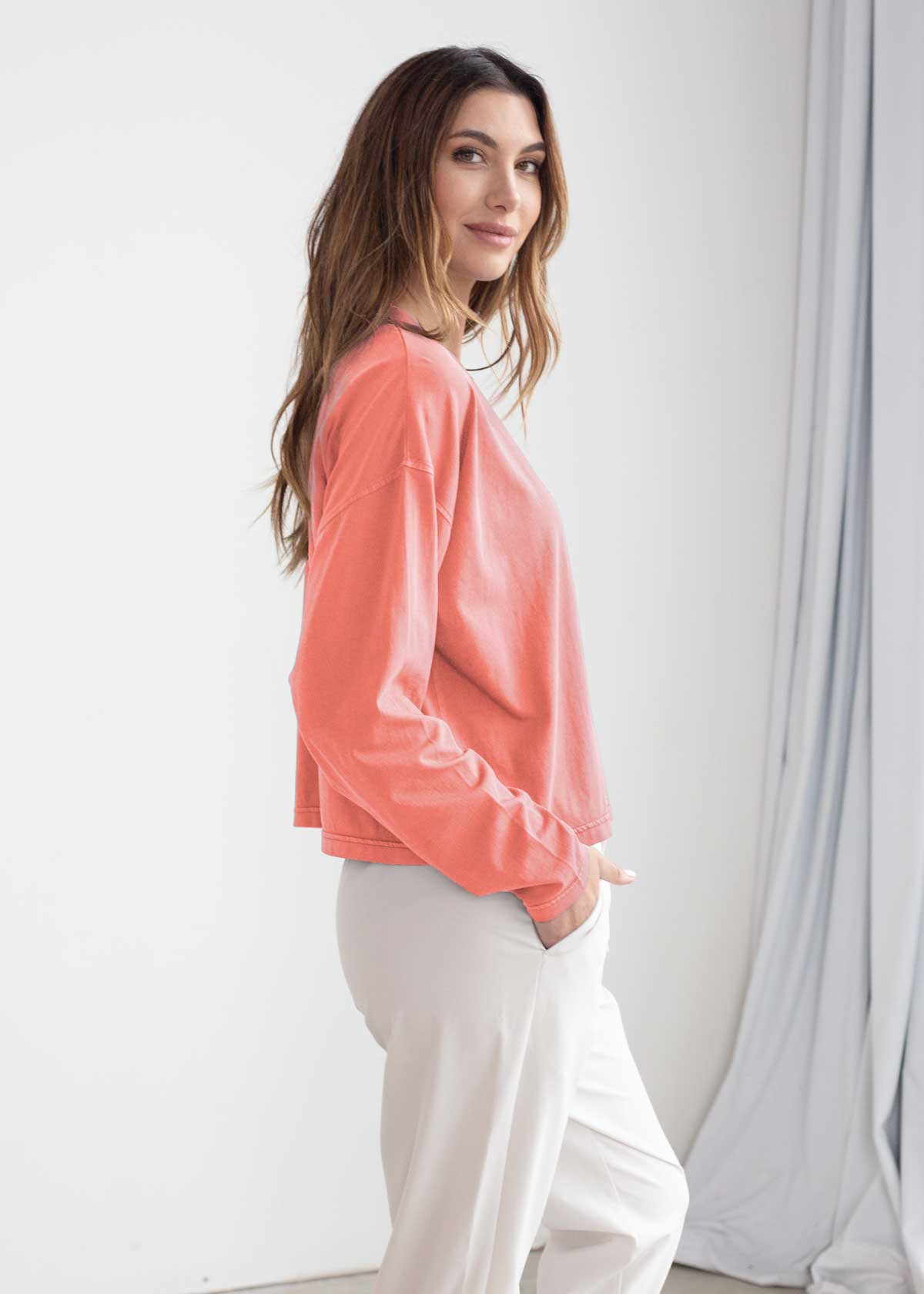 chicka-d - Vente Sweat-shirt – femme - Bar Harbor à manches longues, en toutes couleurs4