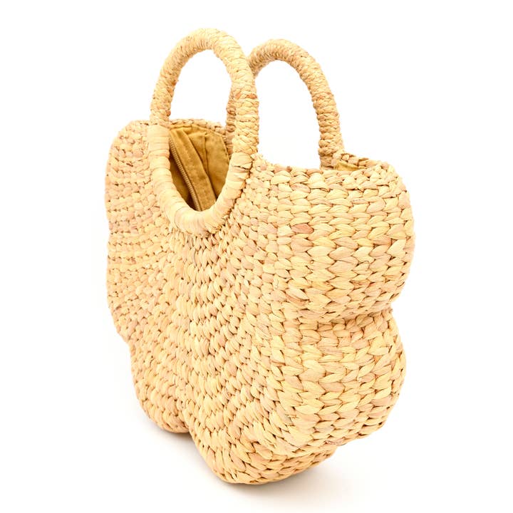 Art Floral Trading LLC – wholesale Väska med handtag – Dam – LIN3M1 Tygväska/Handväska-Medium-Natur2