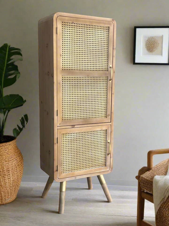 Shia 20 „w højt Cane Accent Cabinet for engroshandel hos Statements by J