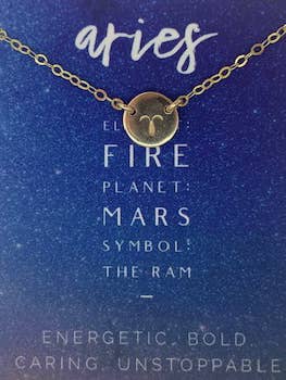 Collar Aries Astrología para venta al por mayor de Selah Vie