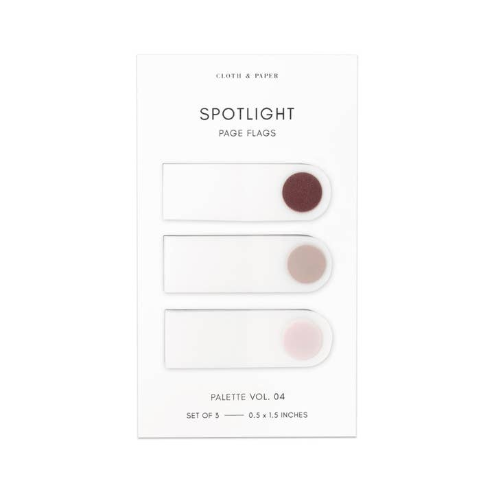 Cloth & Paper - Wholesale Sticker - Spotlight Page Flag Set