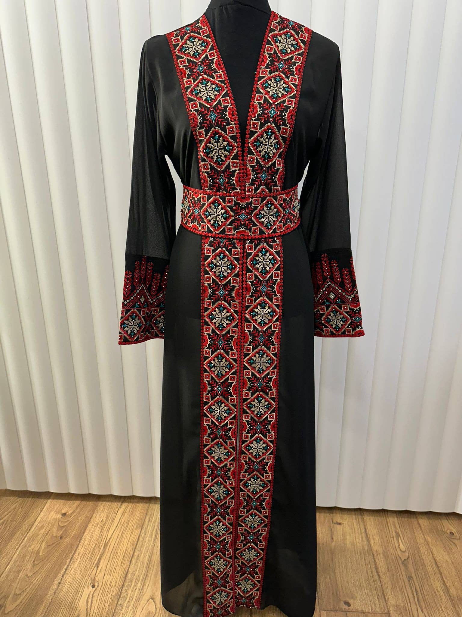 Bonita Style - Wholesale Kaftan - Women's - Hasna chiffon Bisht1