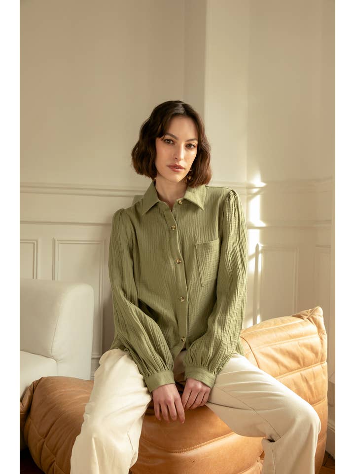 Calie Paris - Vendita all'ingrosso Camicia button down - Donna - Camicia THEOPHILE2