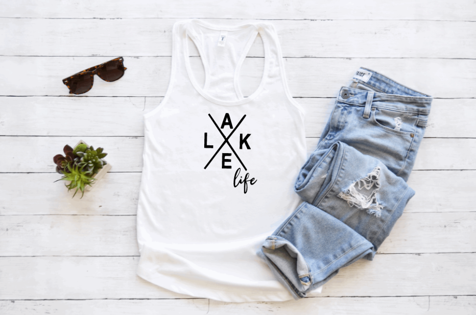 Sweet Living Goods - Wholesale Tank Top - Women's - Lake Life Summer Tank Top2