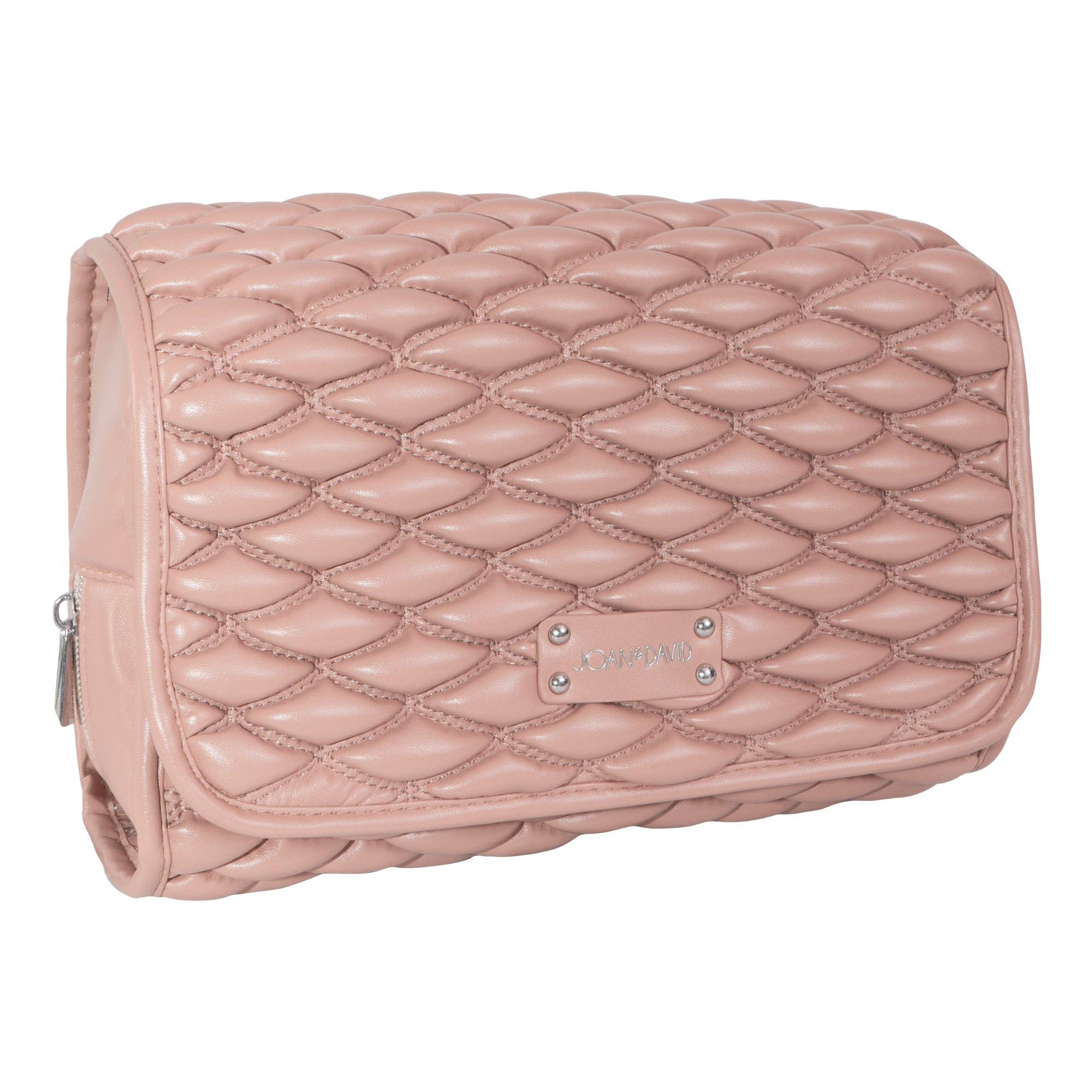 Magid - Wholesale Toiletry Bag - Women's - Joan & David The Bubble Quilted Roll Hanging Toiletry Bag3