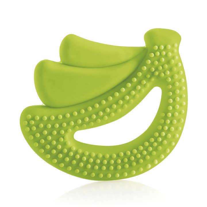 Mordedor Beebaby de silicona suave para bebés, diseño de plátano para venta al por mayor de Beebaby