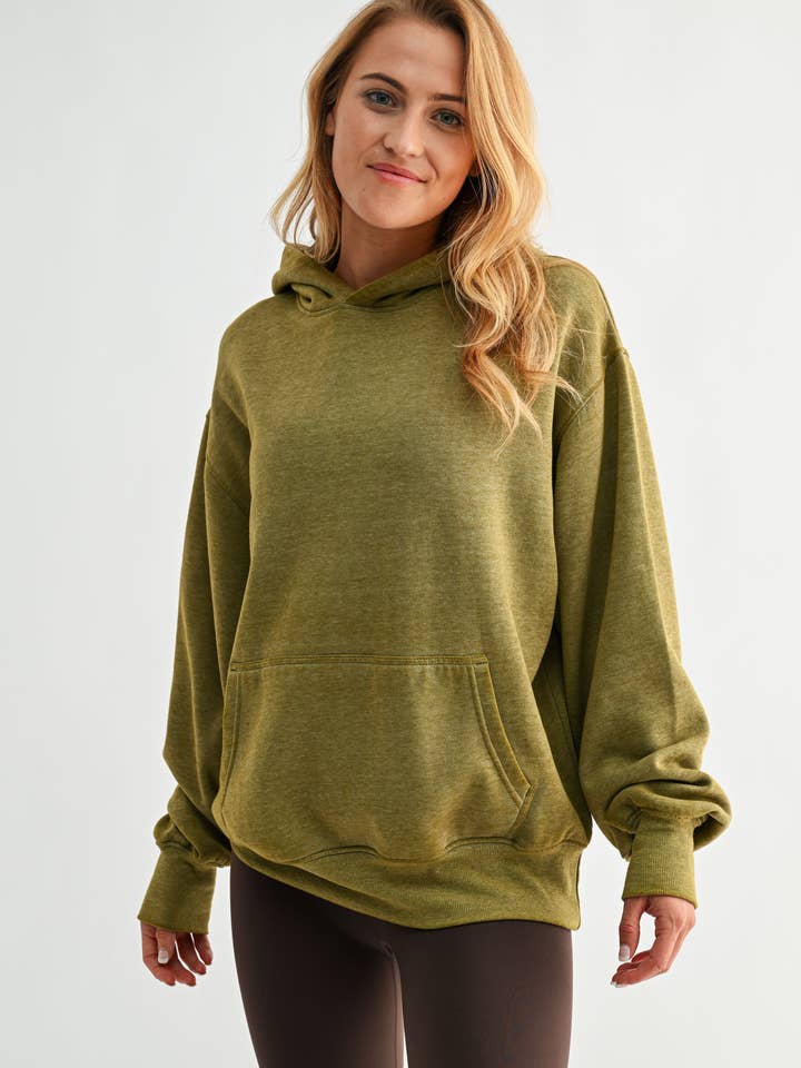 Mono B - Wholesale Hoodie - Women's - Burnout Bliss Fleece Hoodie0