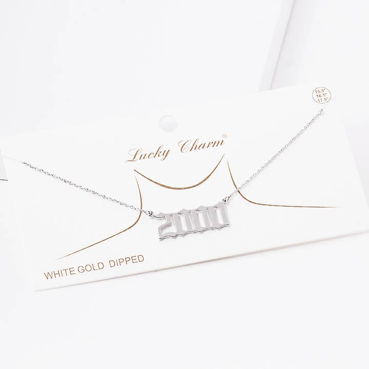 OHBOOBA DESIGN - Wholesale Pendant/Charm Necklace - Gold Plated Birth Year Necklace41