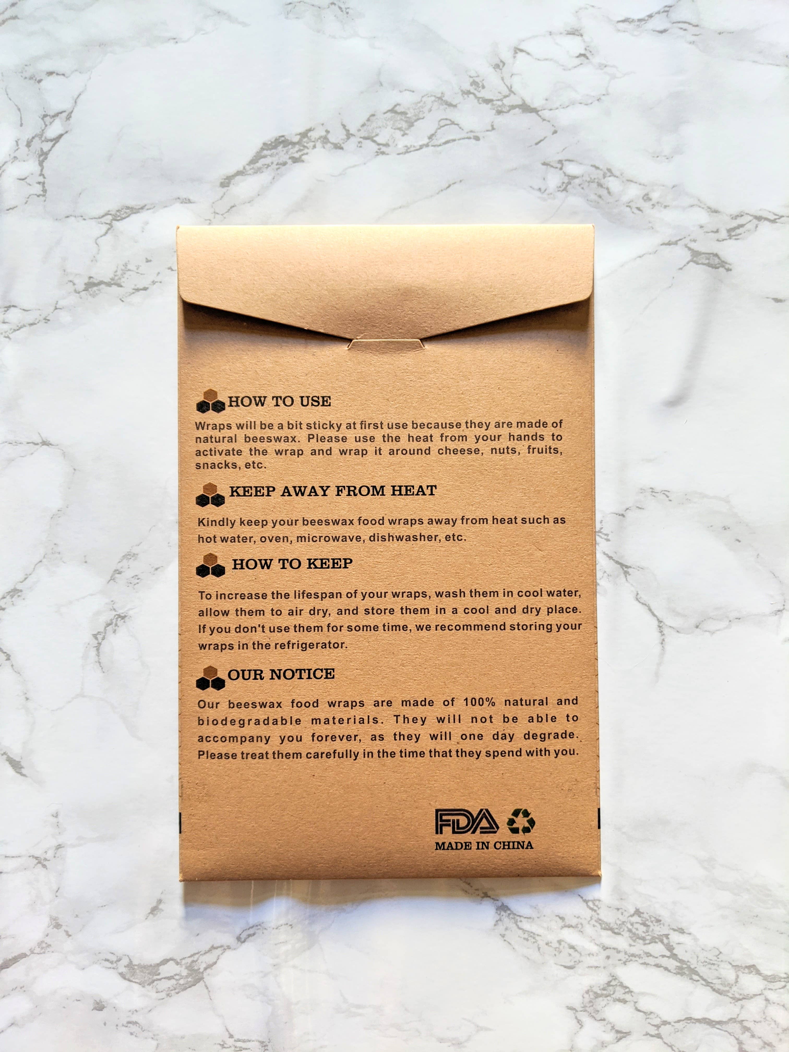 Refinement House - Vendita all'ingrosso Involucro/sacchetto per alimenti - Involucri in cera d'api4