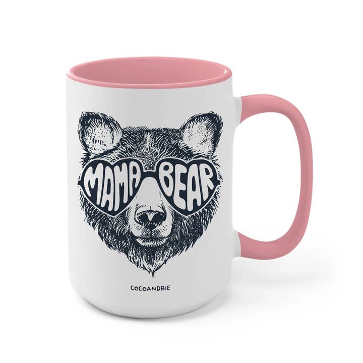 coco+bie designs - Wholesale Coffee Mug - Mama Bear 15oz Mug - Mom Life, Motherhood