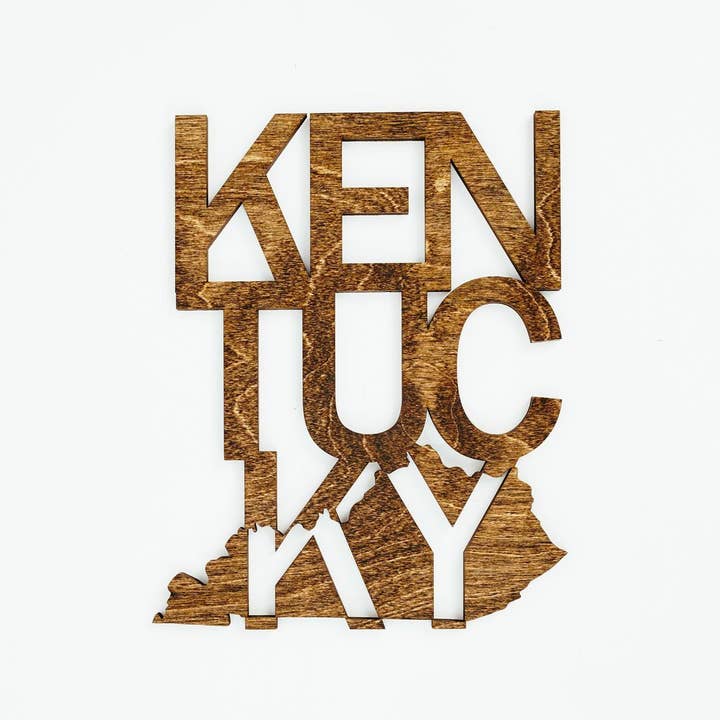 Grainwell - Wholesale Sign - State Name Floating Stacked