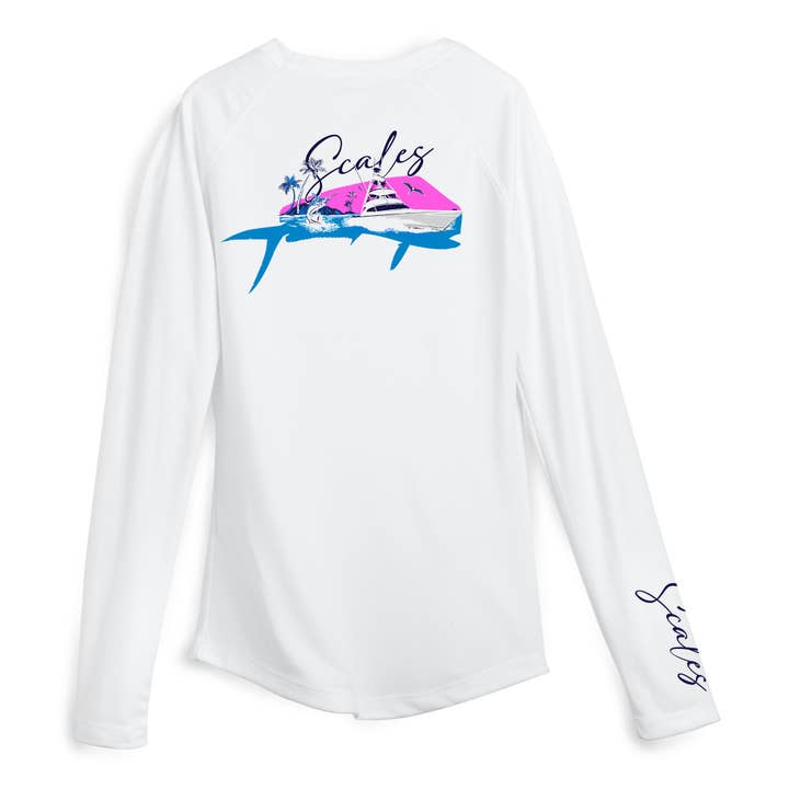 Scales Gear - Wholesale Screen Printed T-Shirt - Women's - Mahi Slam Womens Performance2