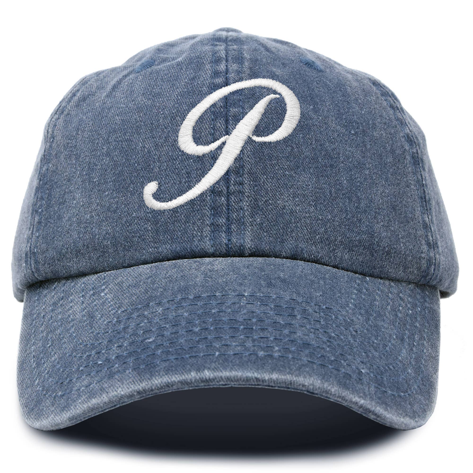 Dalix - Wholesale Baseball Cap - Women's - DALIX Initial Hat Letter P Womens Baseball Cap Monogram4