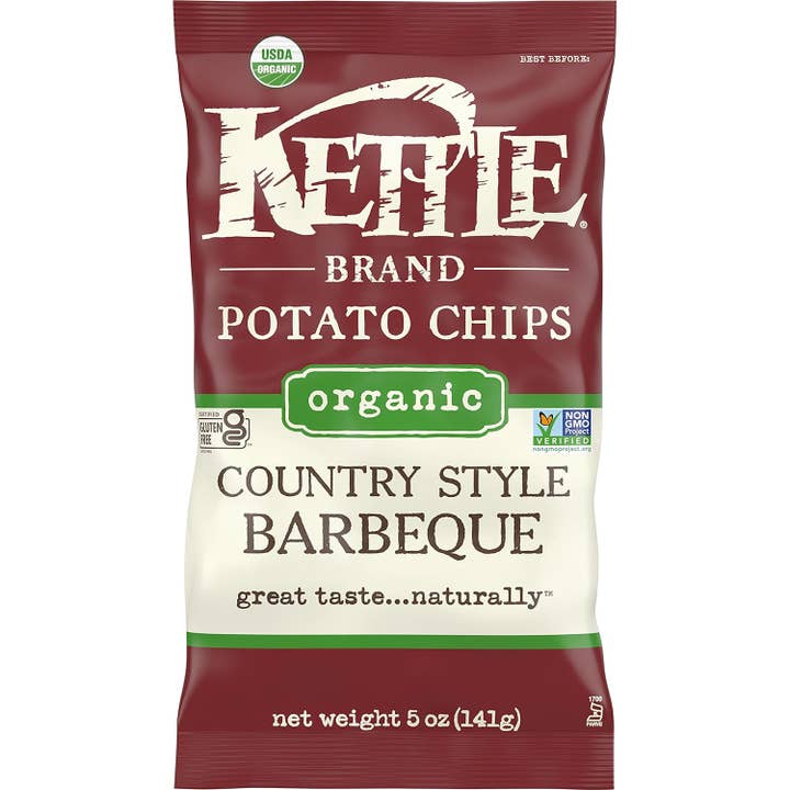 L&F Universal Goods - Wholesale Chips - Kettle Potato Chips Organic Country Style BBQ 15/5oz