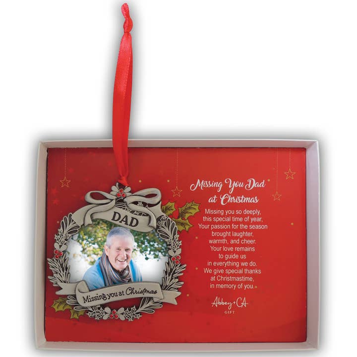 Décoration photo « Missing You Dad » pour la vente par Abbey + CA Gift