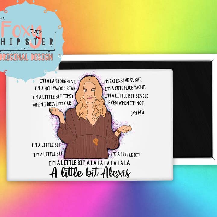 Imán de Nevera S.C A Little Bit Alexis para venta al por mayor de The Foxy Hipster