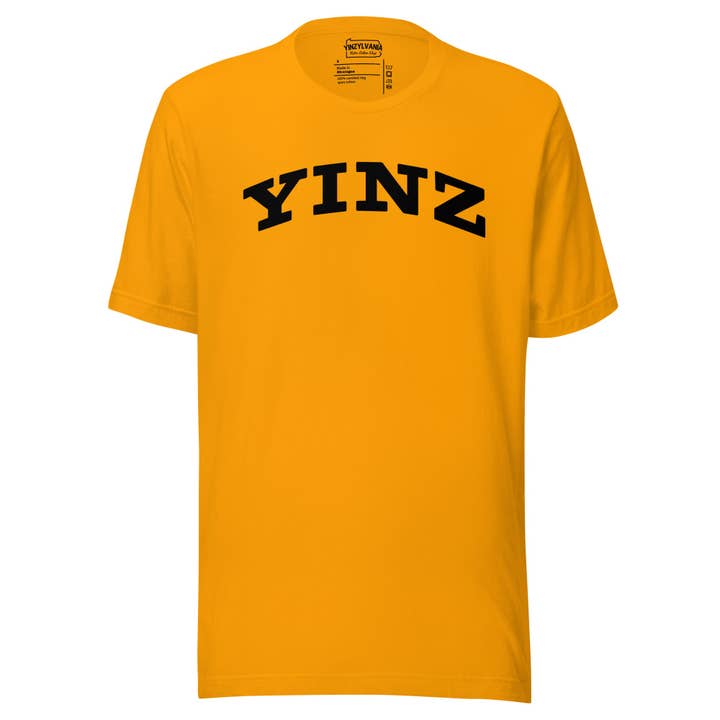 Yinzylvania - Wholesale Screen Printed T-Shirt - Unisex - YINZ - Collegiate2